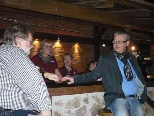 2014.02.06 FaCeDu ORDEN-ABEND PRÄSIuVIZE vorm Tresen