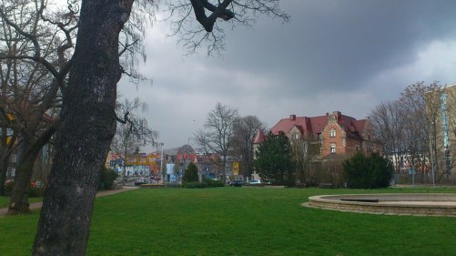 Benaryplatz mit Benary-Villa