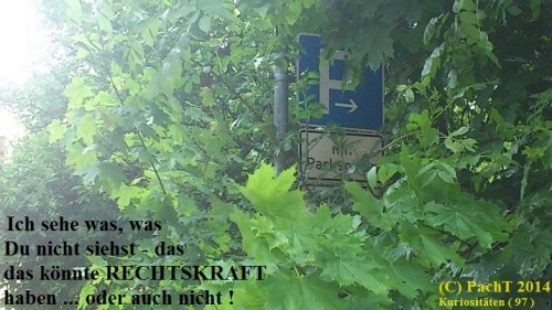 KURIOS 97 Unklare Verkehrsrechtslage