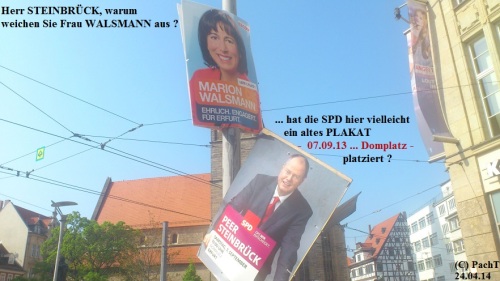 2014 04 Steinbrück weicht aus, er hats gemerkt_ SPD CDU
