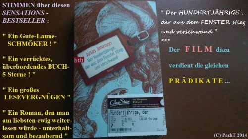 2014 Film Der HUNDERTJÄHRIGE, der ...