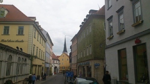 Weimar Geleitstraße _ Blick zur Herderkirche