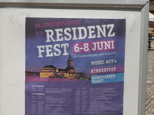 Sondershausen 05 Schlosshof Einladung