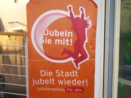 Jubel i d Stadt