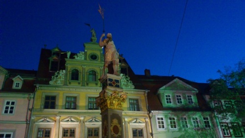 Fischmarkt _ Der Roemer bei Nacht