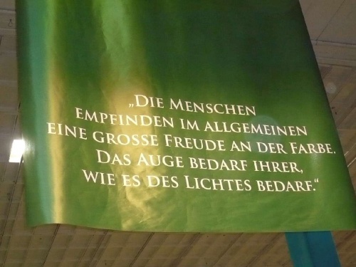 Grüne Woche Goethes Farbenlehre