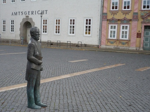 Stadt Mühlhausen Röbling-Statue
