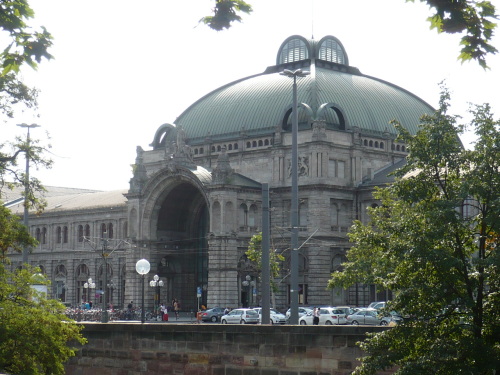 Nürnberg 095 Blick zum Hpt.-Bahnhof ...