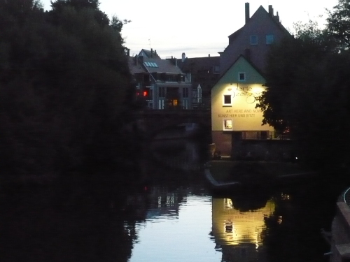 Nürnberg 038 Pegnitz am Abend