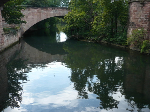 Nürnberg 037 Pegnitz in der Altstadt