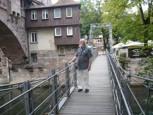 Nürnberg 036 Kettensteg ü. Pegnitz