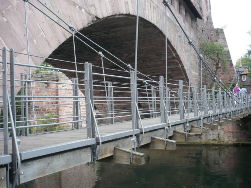 Nürnberg 035 Kettensteg ü. Pegnitz