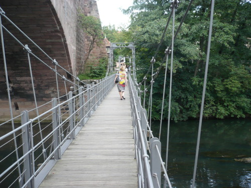 Nürnberg 033 Kettensteg ü. Pegnitz