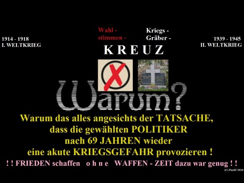 00 WARUM ... noch WAHLEN