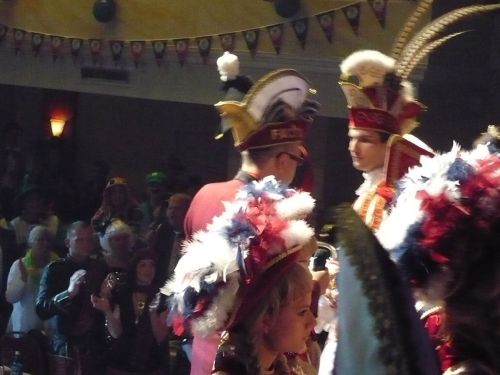 2014.03.01 41.FaCeDu-PrunkSitzung 25 FaCeDu-Präsi u. GEC-Prinz beim Plausch