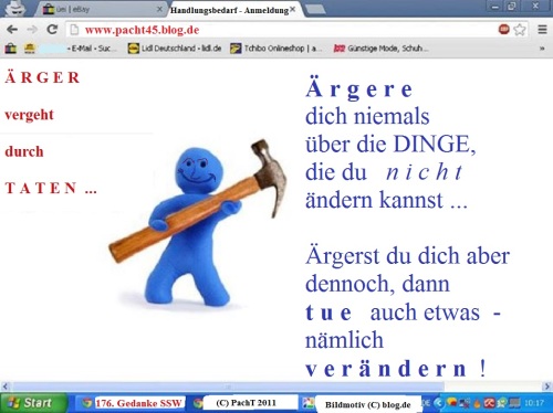 SSW176.Gedanke_Nicht ärgern - handeln ...