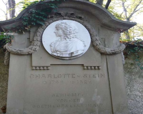 Weimar Historischer Friedhof 19 Frau v. Stein