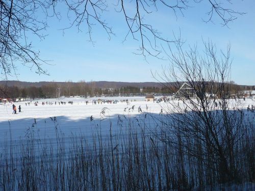 Stausee Hohenfelden im Winter