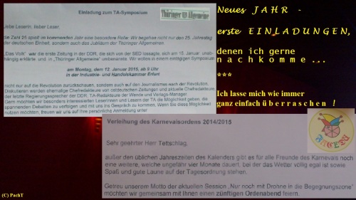 Neujahr 2015_Erste Einladungen