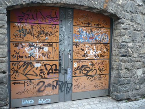 Erfurt / Waagegasse - Schmiererei oder doch Kunst