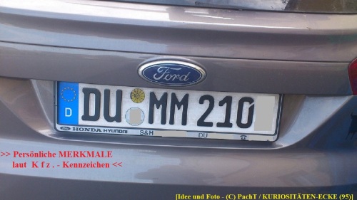 KURIOS 95 DU MM gekennzeichnet