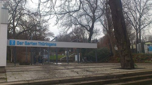 EgaPark OstEingang im Winter