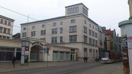 Bahnhofstraße ehem. Dtsch.Reichsbahn-Direktion Erf.