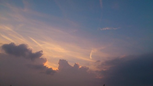 Abendliche Himmellandschaft