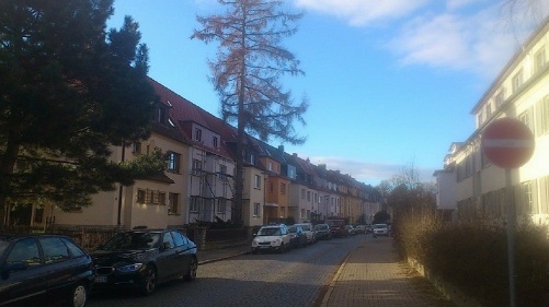 Wetzstraße Ost-west-Blickrichtung