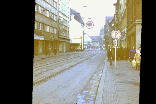 Bahnhofstraße zum Anger hin 1973