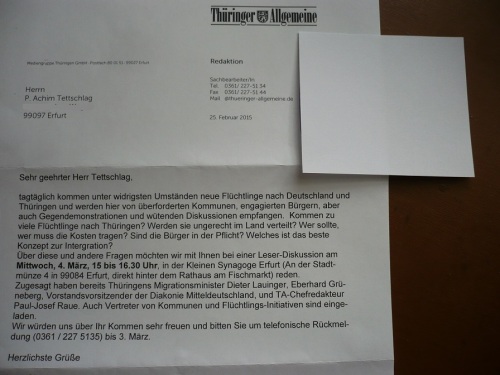 2015.03.04. TA-Kontrovers FLÜCHTLINGE 1 