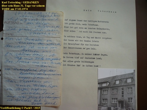 1887 - 1974 Opa Karl _ VaterHaus 1 Gedanken
