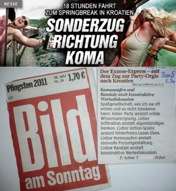 BamS 12.06.11 SoZug KOMA_Spassgesellschaft