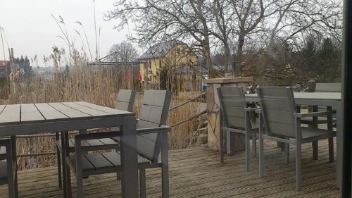 Erfurt Villa HAAGE Blick vom Salon zur Terrasse