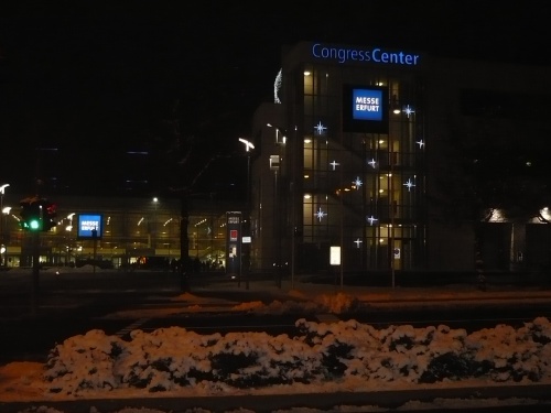 Erfurt  MESSE bei Nacht