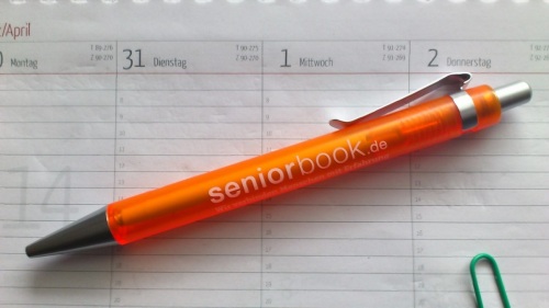 EHRENPREIS OrangenerKuli von SENIORBOOK