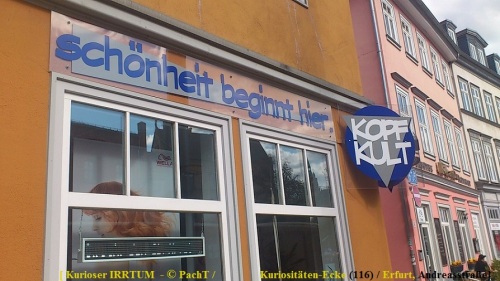 KURIOS 116 Kurioser IRRTUM