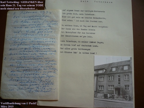 1887 - 1974 Opa Karl _ VaterHaus 2 Gedanken