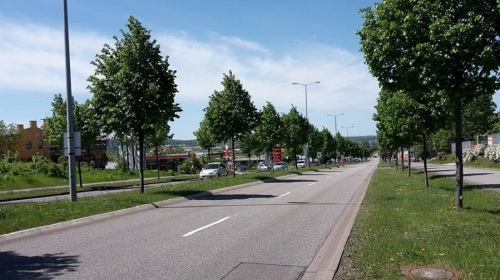 Weimarische Straße _ stadteinwärts B7