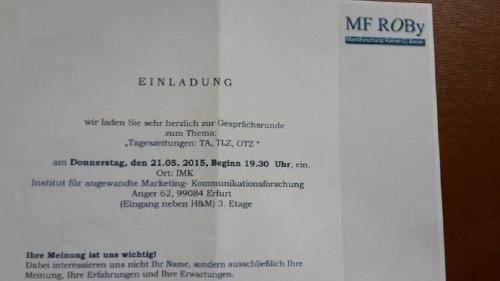 Zum INTERVIEW bei MARKTFORSCHUNG 2