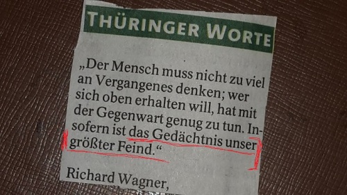 ZITAT Gedächtnis