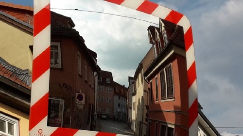Gotthardtstraße im Spiegelbild