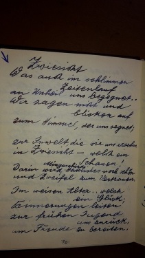 1887 - 1974 Erinnerung an meinen Opa Innedenksprüche Tgb 04