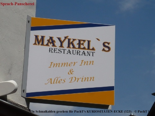 KURIOS 123 SprachPanscherei pur