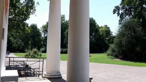Weimar Blick  vom Römischen Haus in den Ilmpark