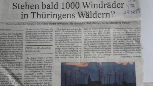 TA-Artikel zu WindRäder 2015.08.19 Titel Blog xxx