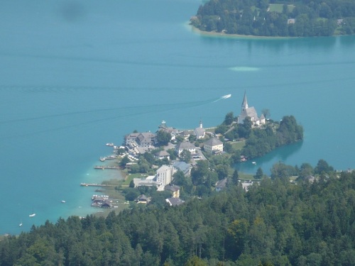 080 PYRAMIDENKOGEL Blick auf Maria Wörth