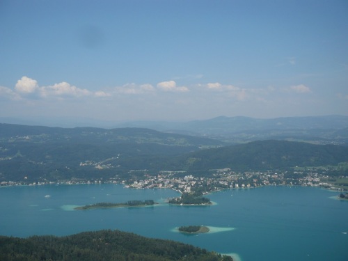 082 PYRAMIDENKOGEL Blick a.d. Wörthersee