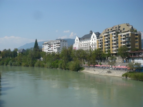209 VILLACH Stadtbild 20 Drau