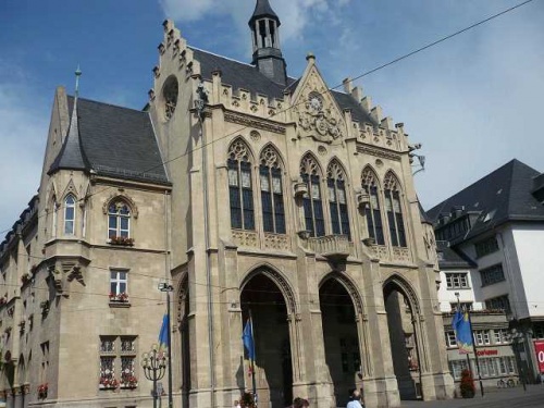 ERFURT - Fischmarkt  Rathaus